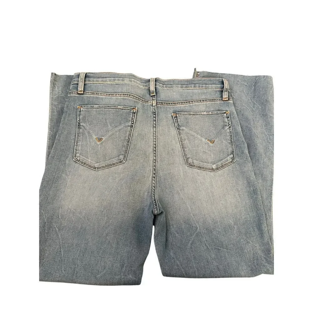 Hudson Los Angeles Women's Blue High Rise Barbara Bootcut Jeans Size 32 - Picture 2 of 8